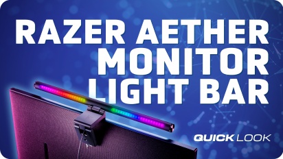 Razer Aether Monitor Light Bar (Quick Look) - 完全な没入